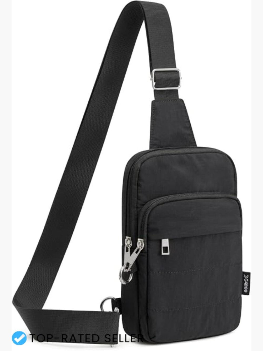 Anti Theft RFID Crossbody Sling Bag Lightweight Nylon Travel Purse Mini
